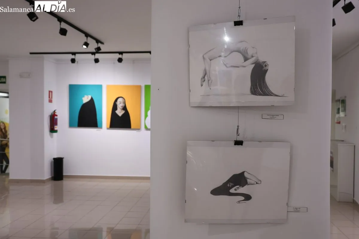El Espacio Joven de Salamanca renueva su imagen y acoge la obra de Jazmynn Rainge | FOTOS: David Sañudo