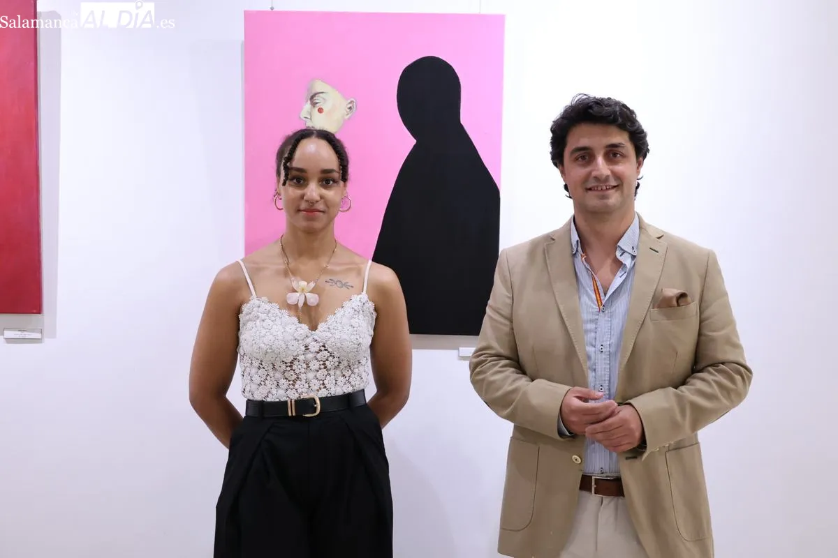 El Espacio Joven de Salamanca renueva su imagen y acoge la obra de Jazmynn Rainge | FOTOS: David Sañudo