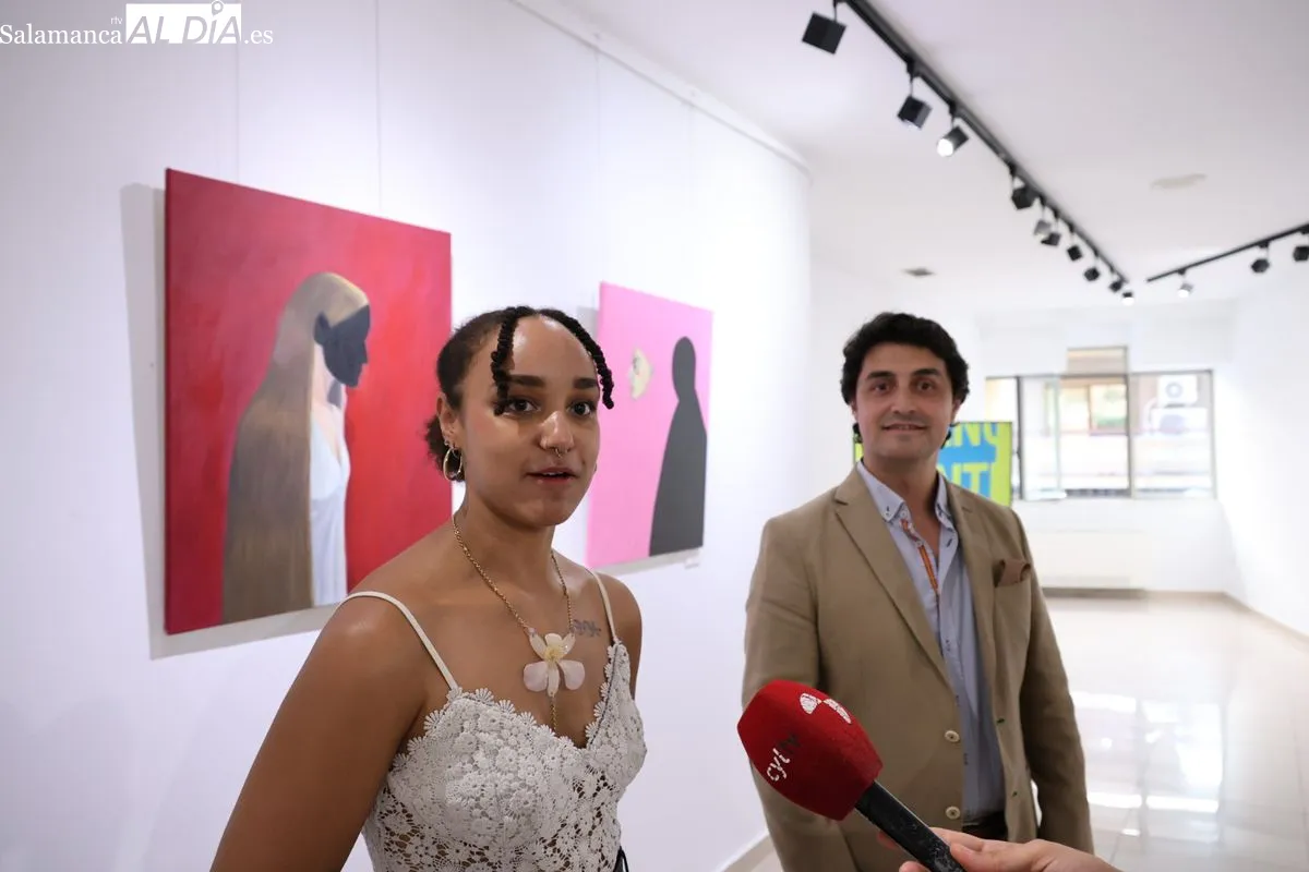 El Espacio Joven de Salamanca renueva su imagen y acoge la obra de Jazmynn Rainge | FOTOS: David Sañudo