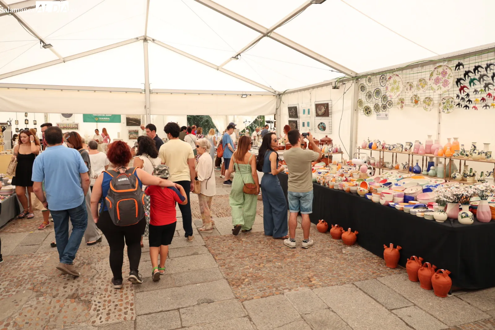 Ambiente en el centro de Salamanca este domingo. Fotos: David Sañudo 