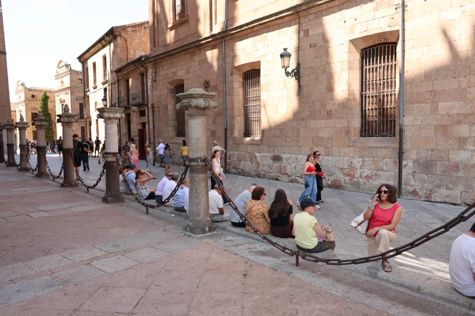 Ambiente en el centro de Salamanca este domingo. Fotos: David Sañudo 