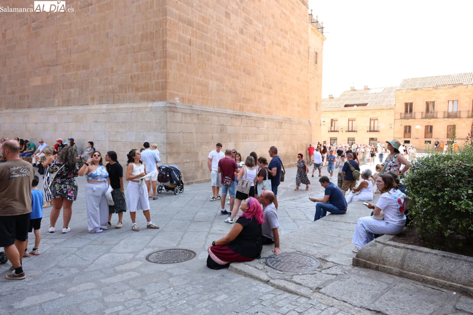 Ambiente en el centro de Salamanca este domingo. Fotos: David Sañudo 