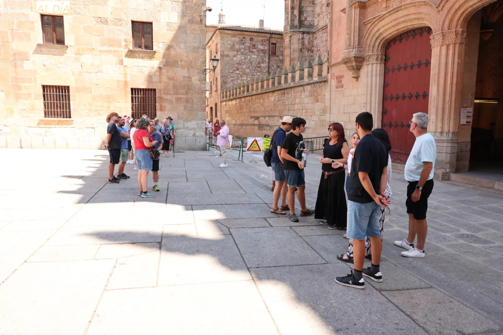 Ambiente en el centro de Salamanca este domingo. Fotos: David Sañudo 