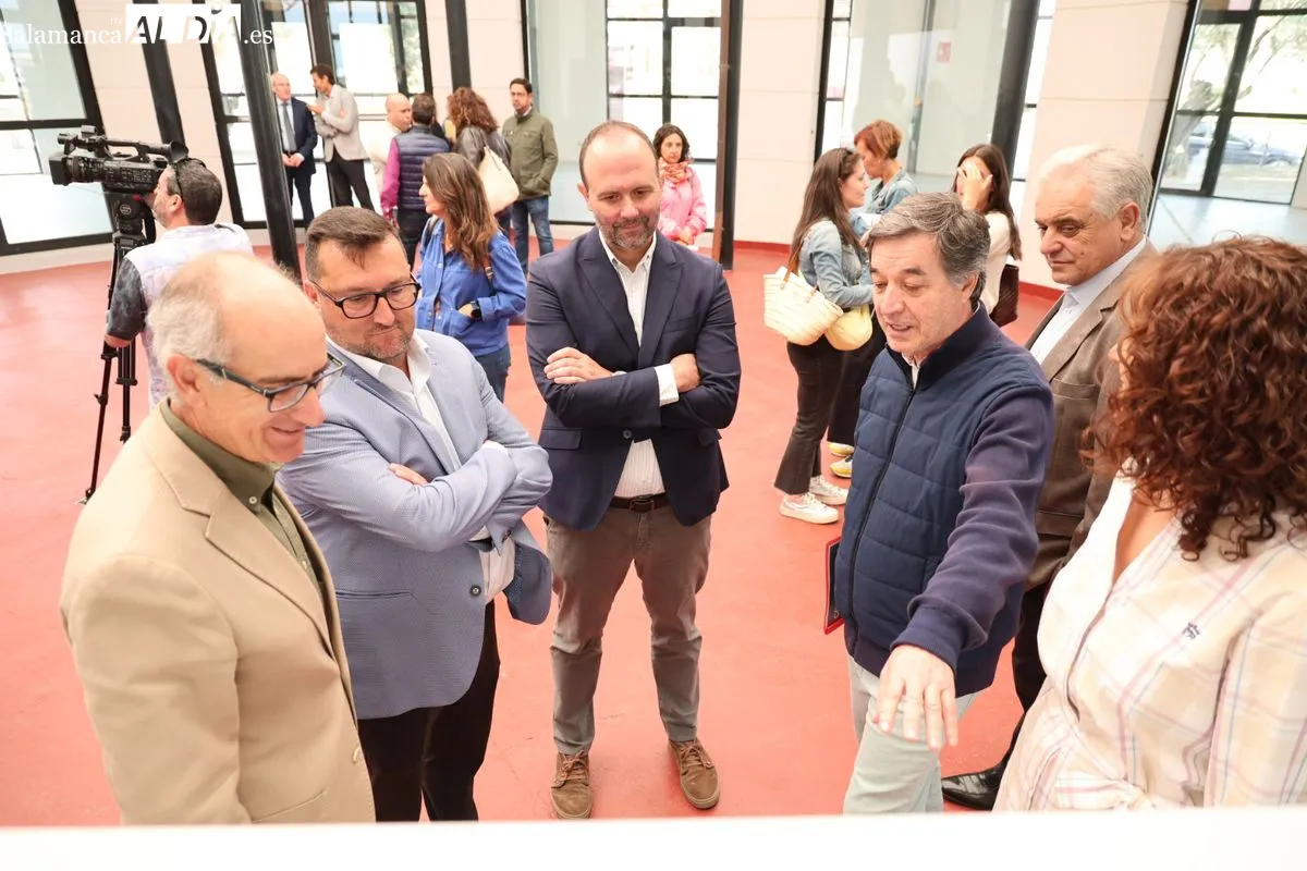 Presentación de las mejoras técnicas que incluye la nueva capa tecnológica del Recinto Ferial de Salamanca | FOTOS: David Sañudo 