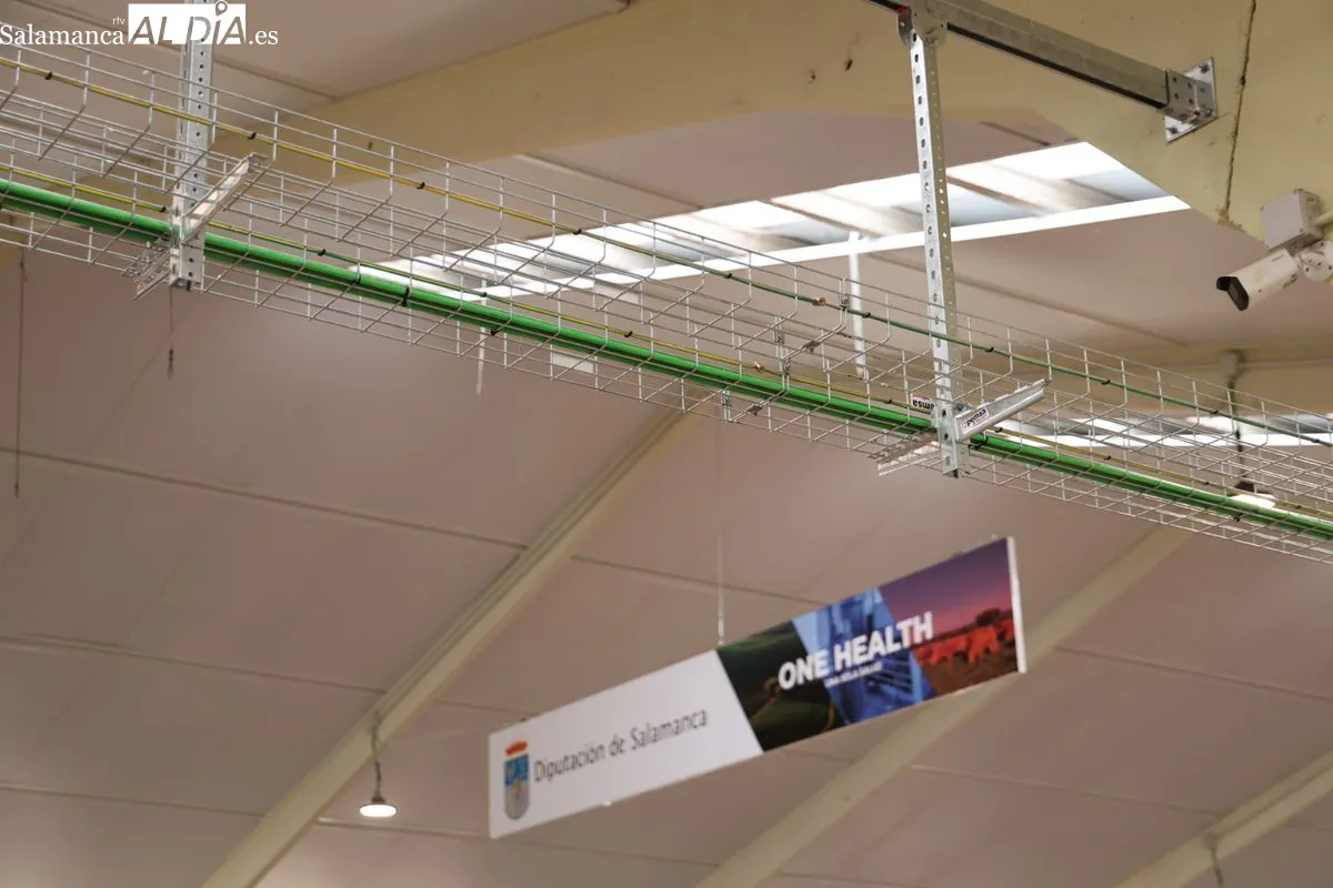 Presentación de las mejoras técnicas que incluye la nueva capa tecnológica del Recinto Ferial de Salamanca | FOTOS: David Sañudo 