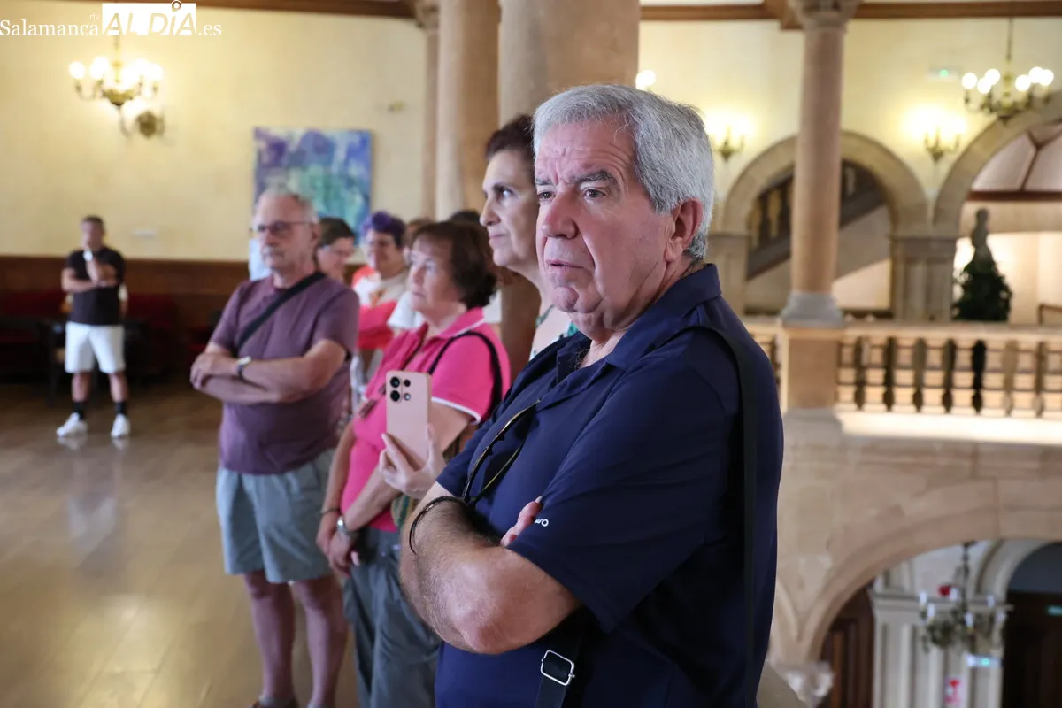 Arturo Miñana expone 32 obras en el Casino de Salamanca con el paisaje como protagonista. Fotos: David Sañudo