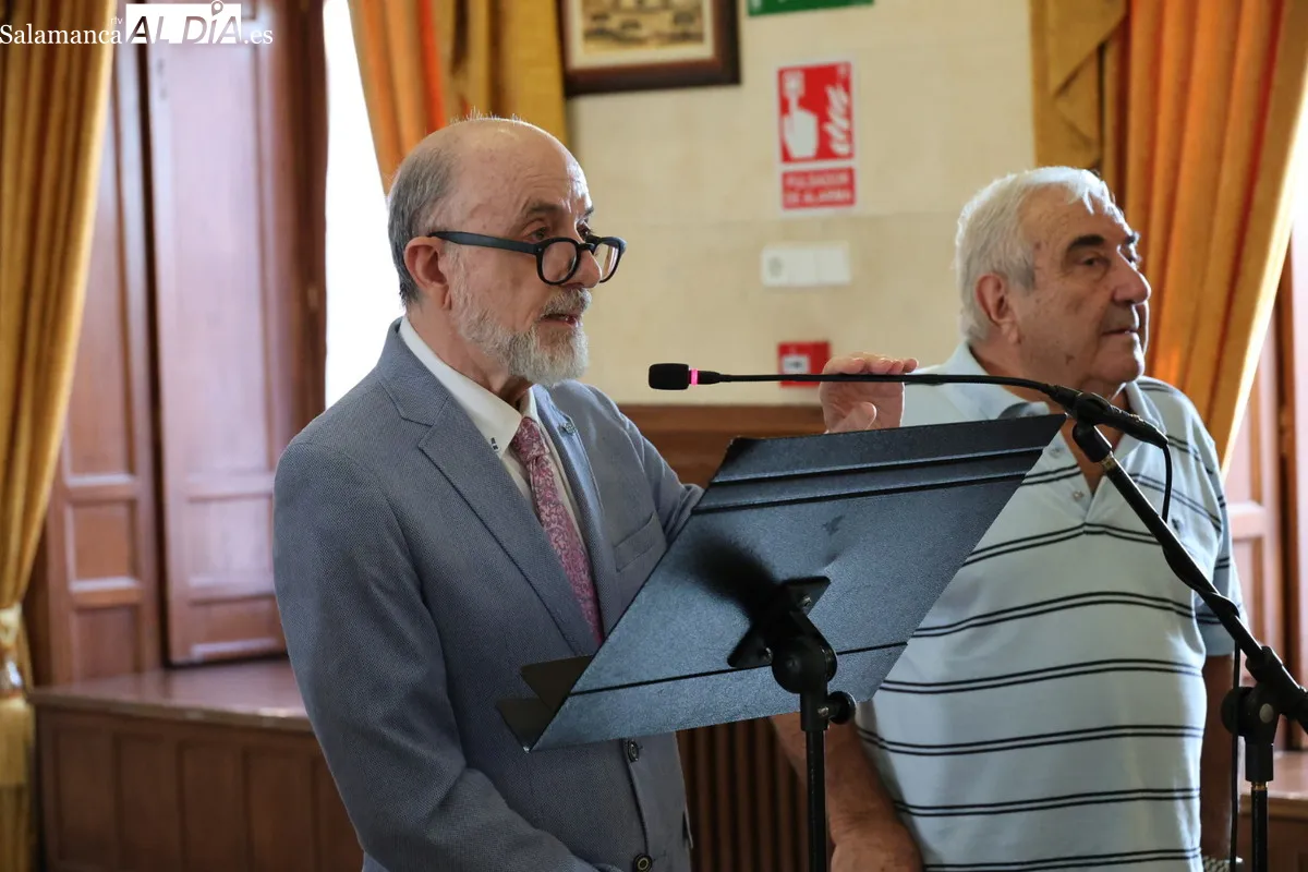 Arturo Miñana expone 32 obras en el Casino de Salamanca con el paisaje como protagonista. Fotos: David Sañudo