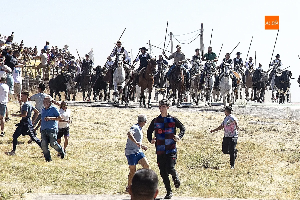 Encierro a Caballo domingo en Fuenteguinaldo