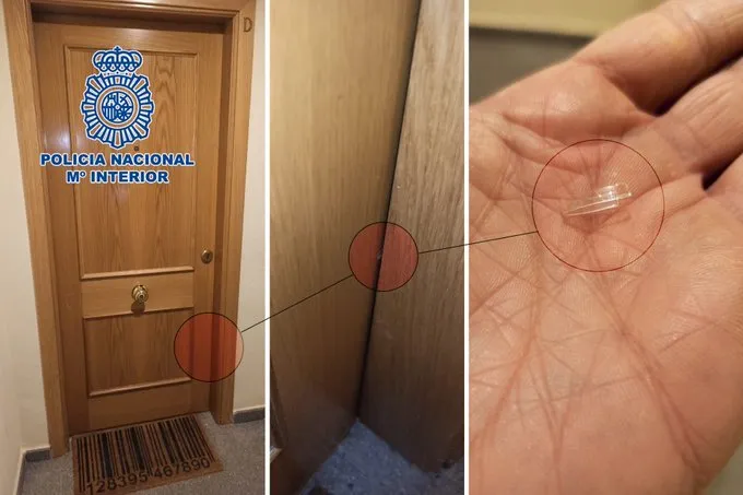 Policía Nacional alerta de marcadores de plástico en puertas