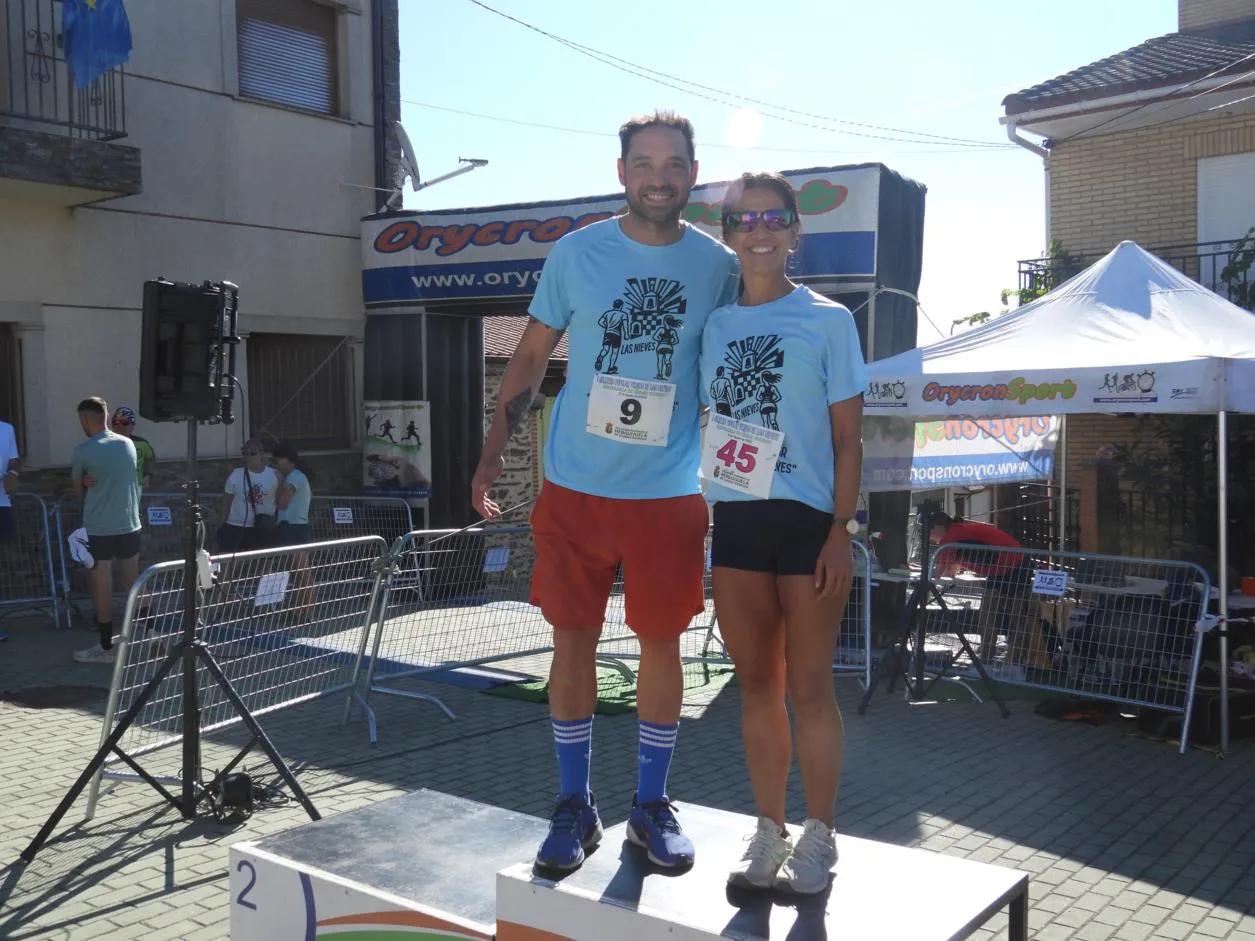 Foto 10 - El club mirobrigense Cabras y Ant&iacute;lopes domina la I Carrera Popular Virgen de las Nieves de Herguijuela de Ciudad Rodrigo