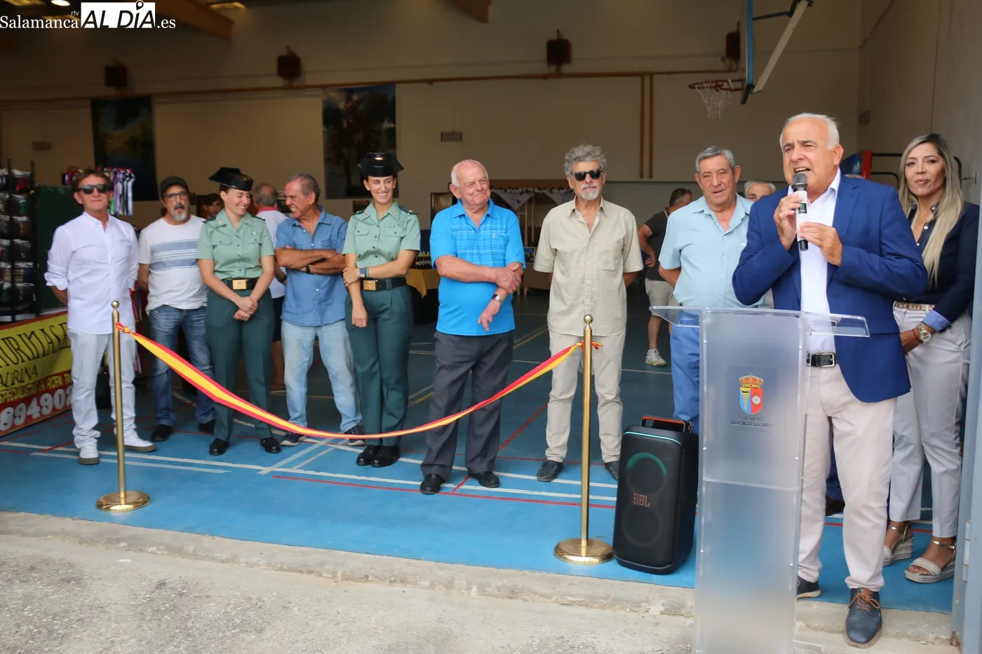 Buena muestra de productos agroalimentarios en la I Feria Alimentaria 'Villarino Tierra de Sabores' / CORRAL 
