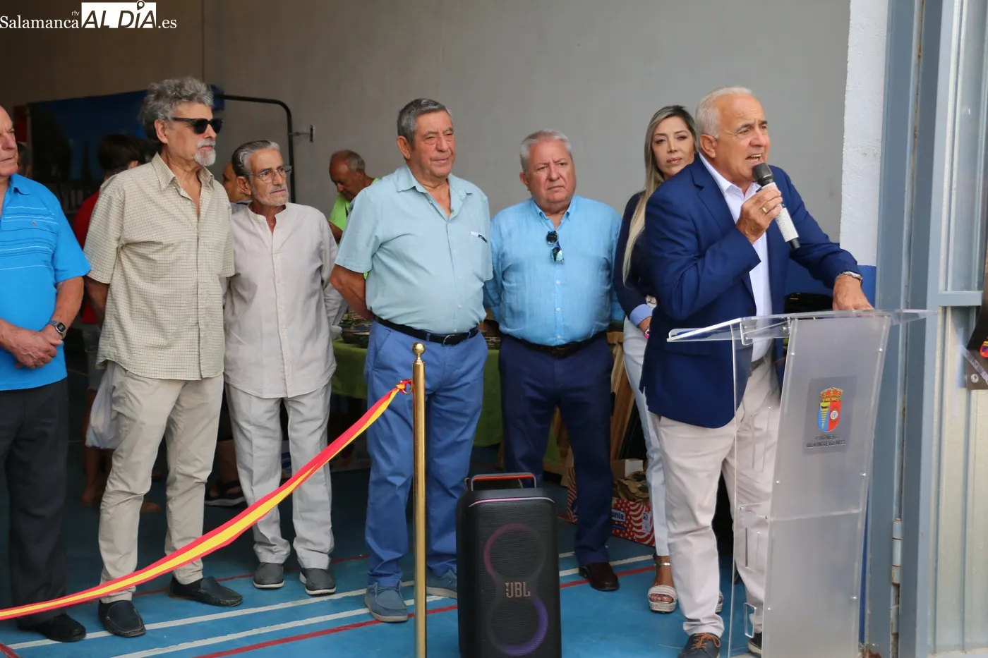 Buena muestra de productos agroalimentarios en la I Feria Alimentaria 'Villarino Tierra de Sabores' / CORRAL 