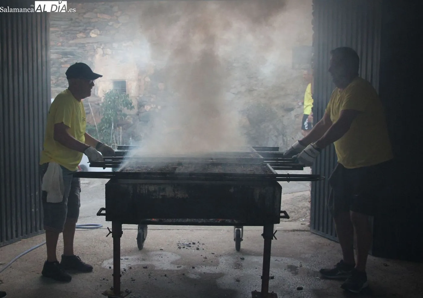 Saucelle celebra sus fiestas de San Lorenzo con una gran pancetada popular