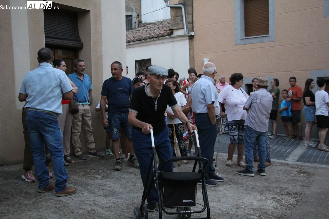 Saucelle celebra sus fiestas de San Lorenzo con una gran pancetada popular