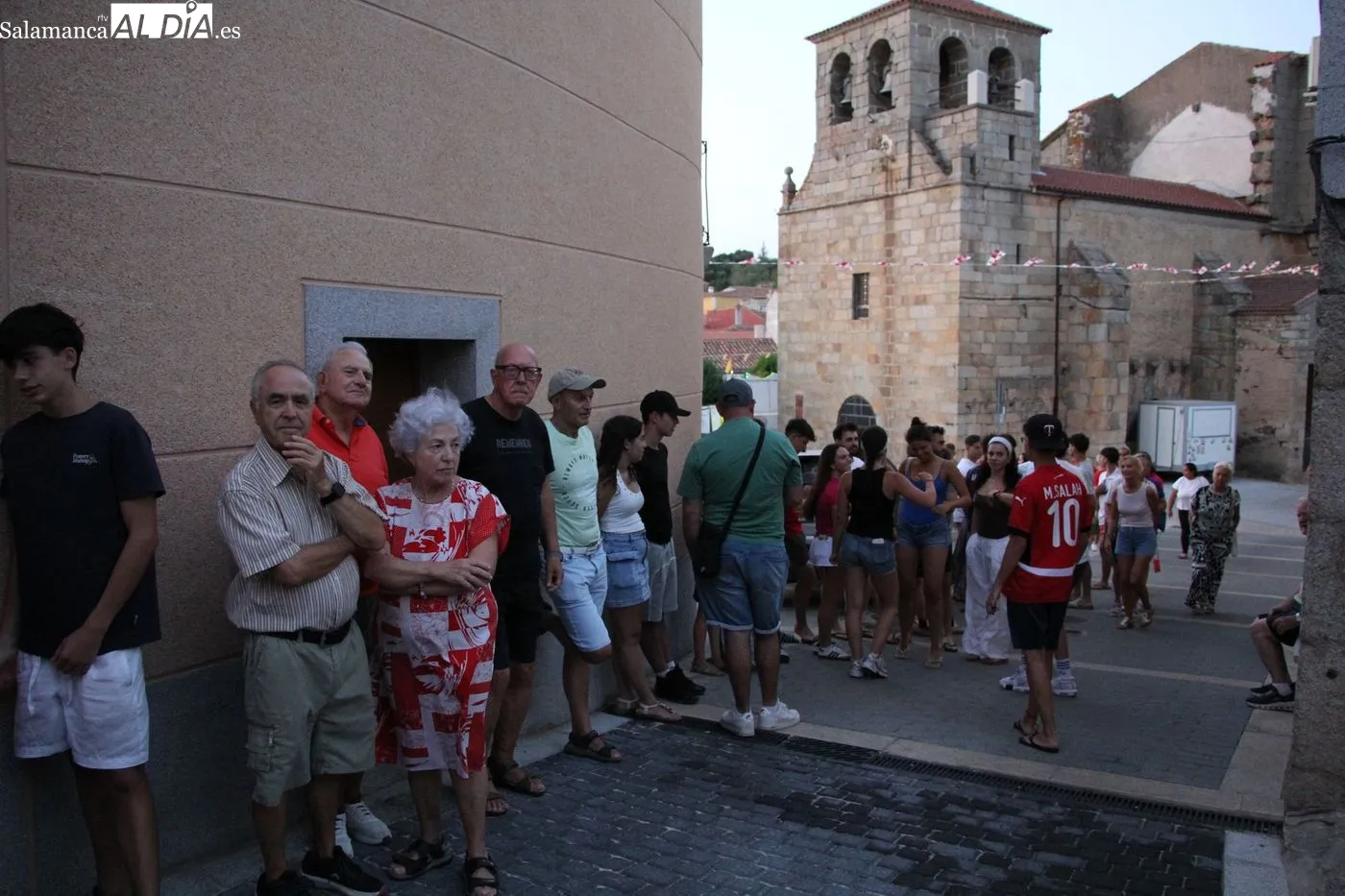 Saucelle celebra sus fiestas de San Lorenzo con una gran pancetada popular