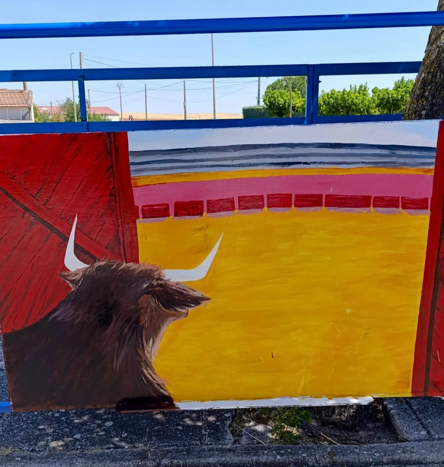 I Concurso de Pintura en talanqueras de Macotera. Fotos: José Guerras