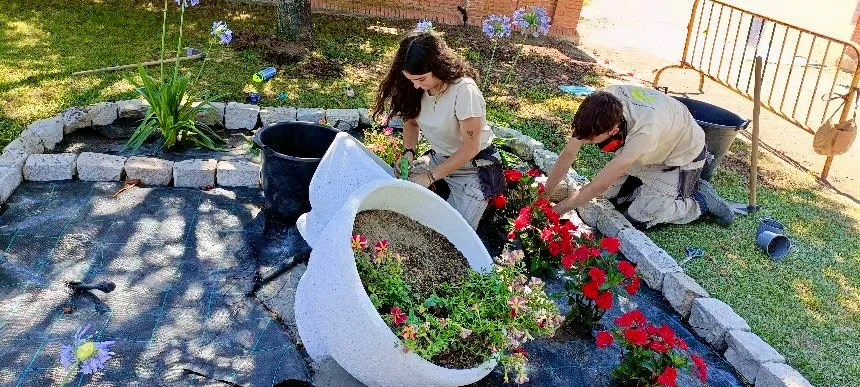 Foto 2 - El Programa mixto &lsquo;Pe&ntilde;aranda Monte y Jard&iacute;n&rsquo; da una nueva vida e imagen a jardines y zonas verdes