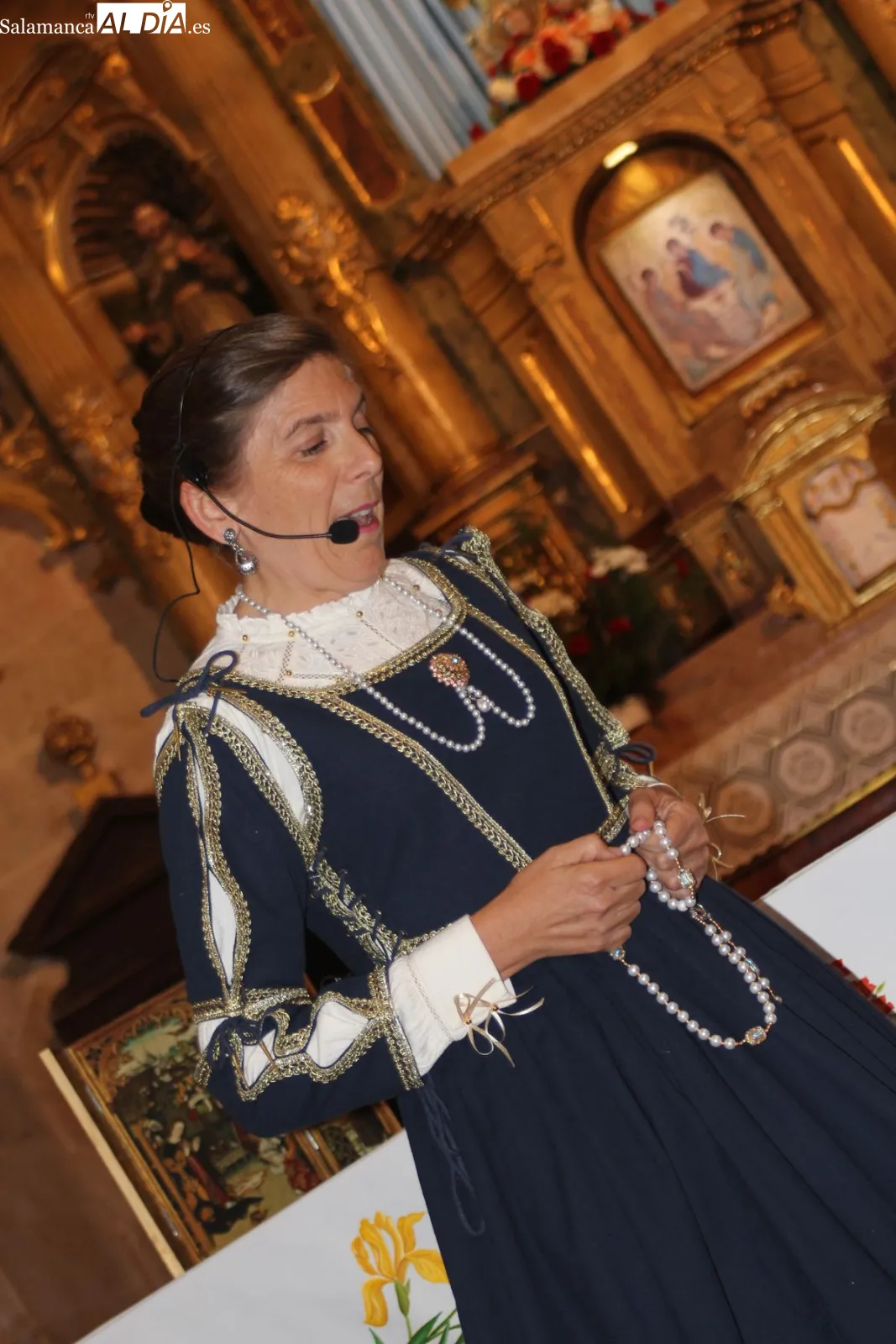 La historia del monasterio del Zarzoso contada de forma teatral por la investigadora Charo García de Arriba