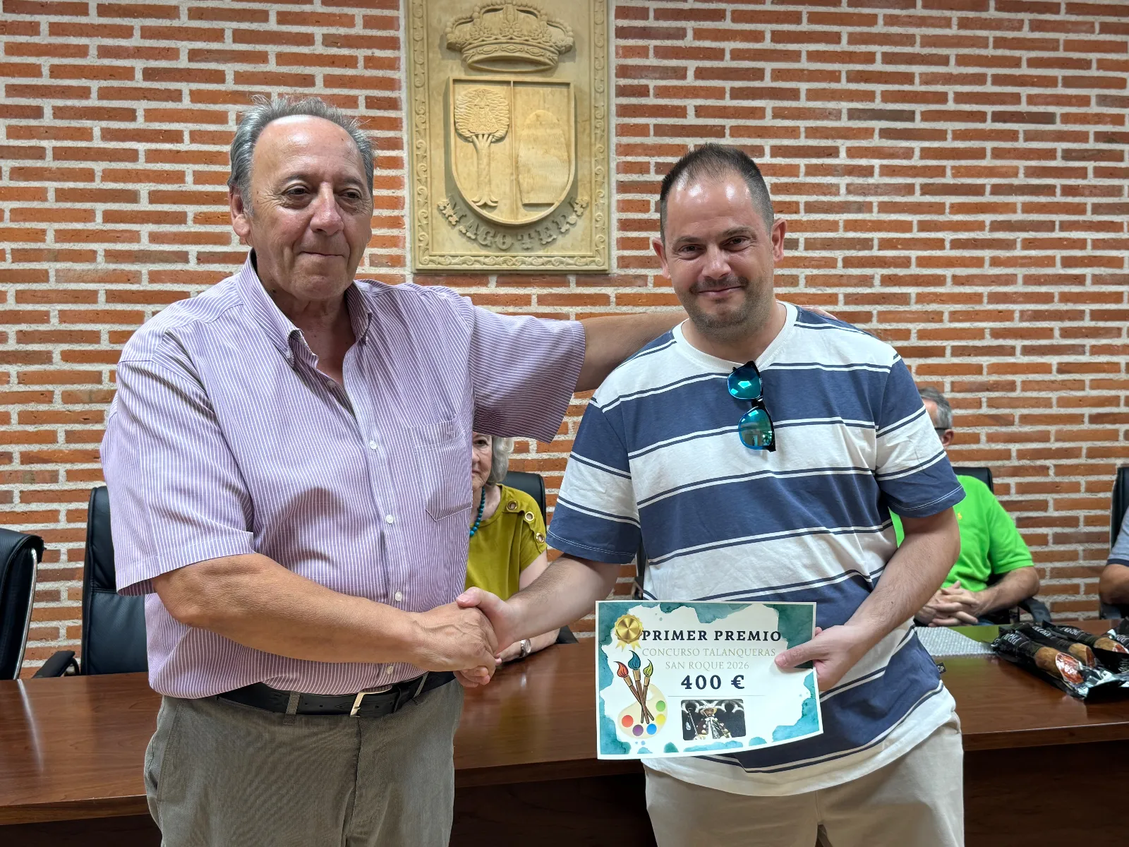 Foto 2 - Francisco Hern&aacute;ndez, &lsquo;Bedija&rsquo;, se alza con el primer premio del I Concurso de Pintura &lsquo;Arte en las Talanqueras&rsquo; de Macotera