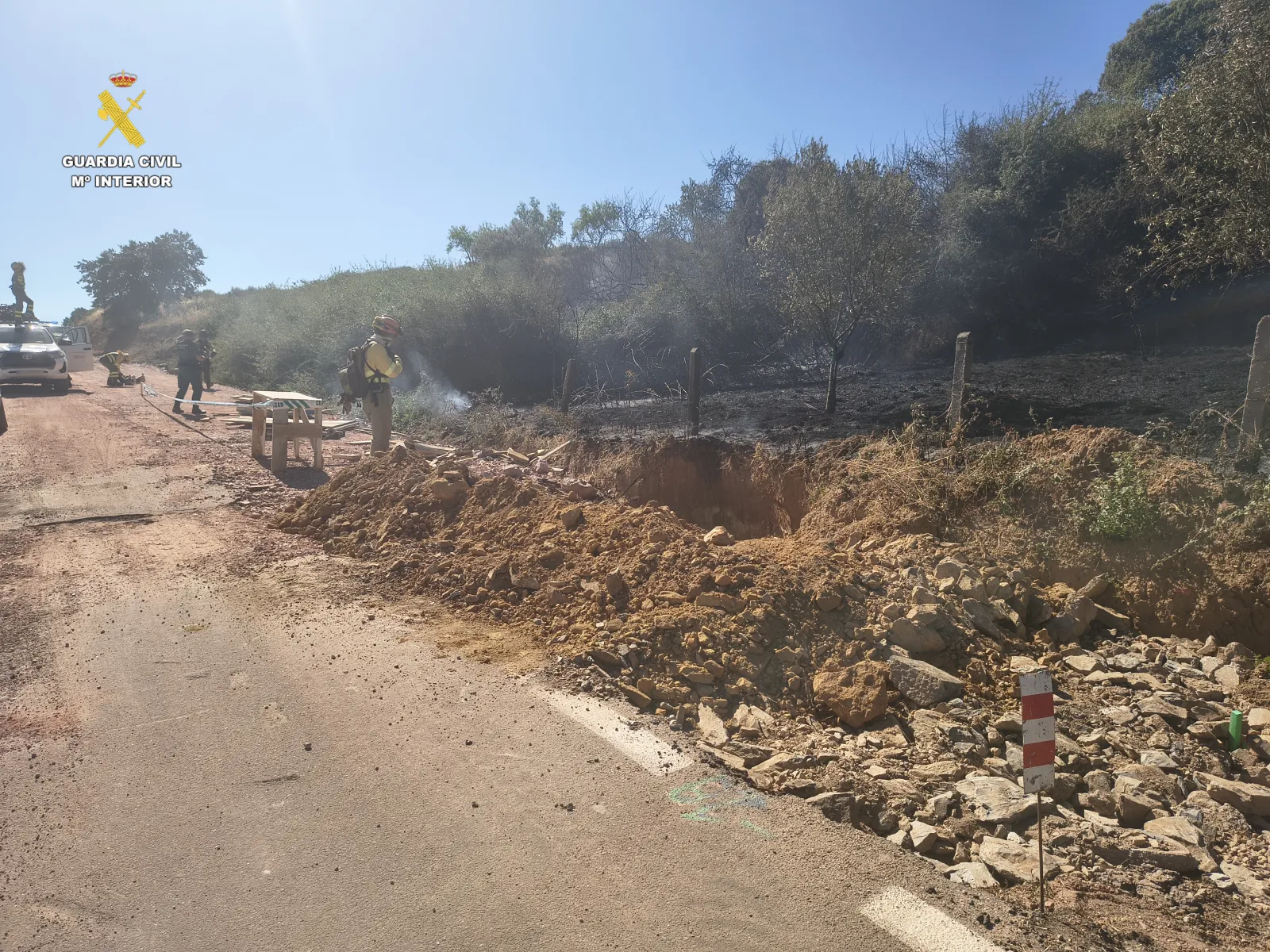 Foto 4 - Dos investigados por usar una radial prohibida en alerta por incendios en Monsagro