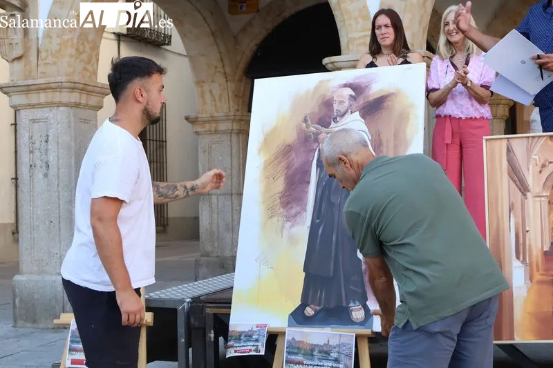Foto 7 - La pintura vuelve a tomar las calles de Alba de Tormes en la novena edici&oacute;n de su certamen al aire libre