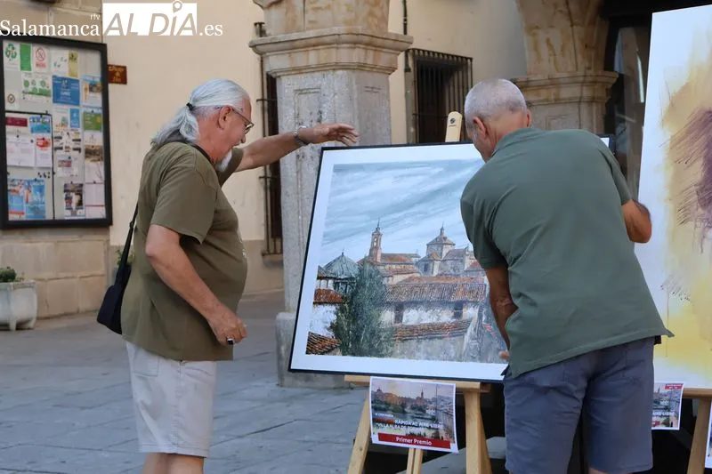 Foto 8 - La pintura vuelve a tomar las calles de Alba de Tormes en la novena edici&oacute;n de su certamen al aire libre