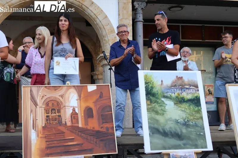 Foto 11 - La pintura vuelve a tomar las calles de Alba de Tormes en la novena edici&oacute;n de su certamen al aire libre