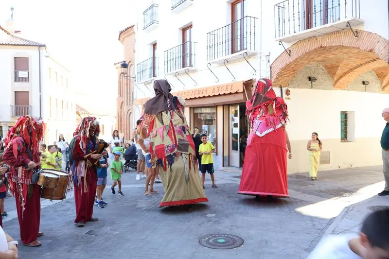 Foto 5 - Los gigantes recorren las calles de Alba de Tormes en el inicio de las fiestas de la Transverberaci&oacute;n