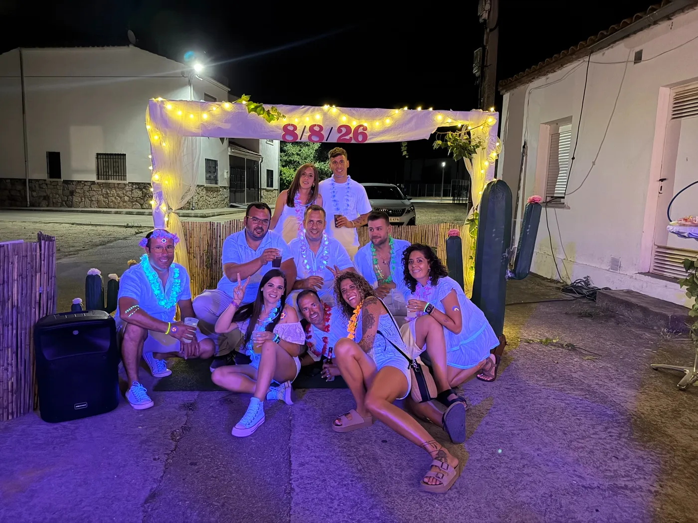 Fiesta ibicenca en Villar de Peralonso