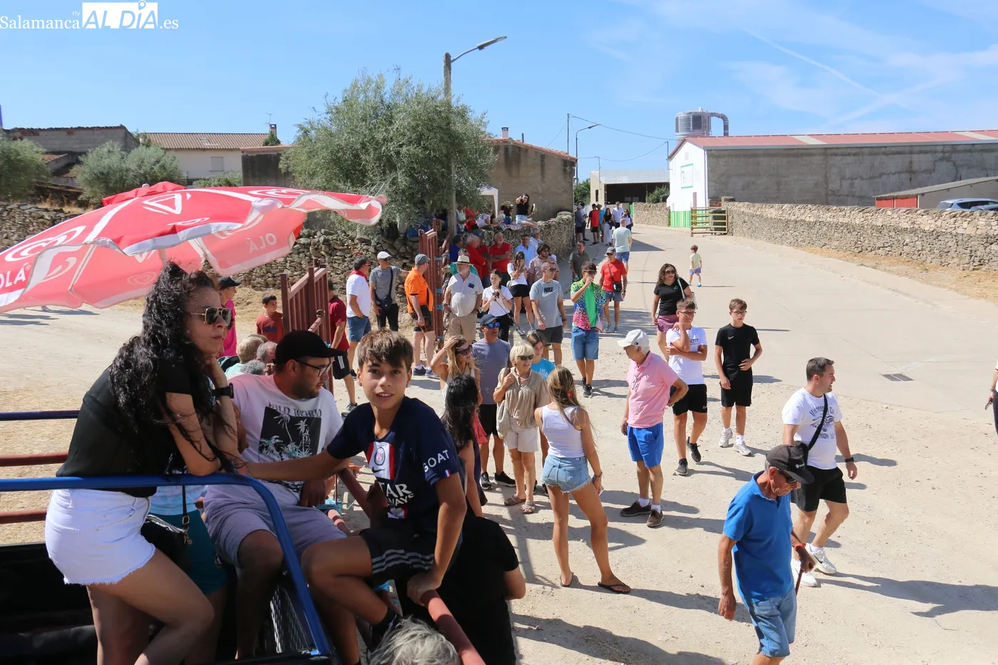 Rápido y emocionante encierro de El Risco en Lumbrales / CORRAL
