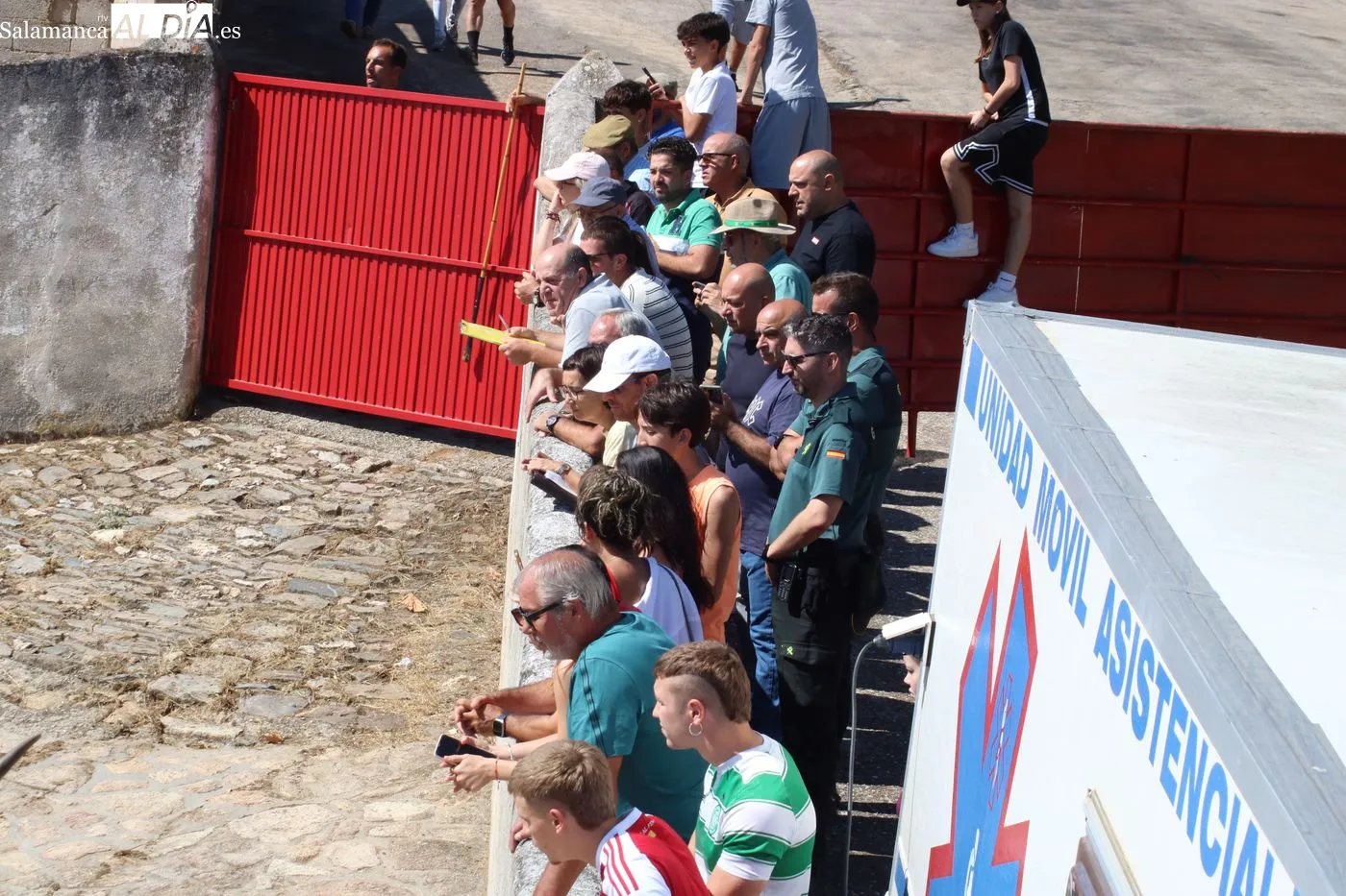 Primer encierro popular de las Fiestas de San Lorenzo en Saucelle / ARIAS