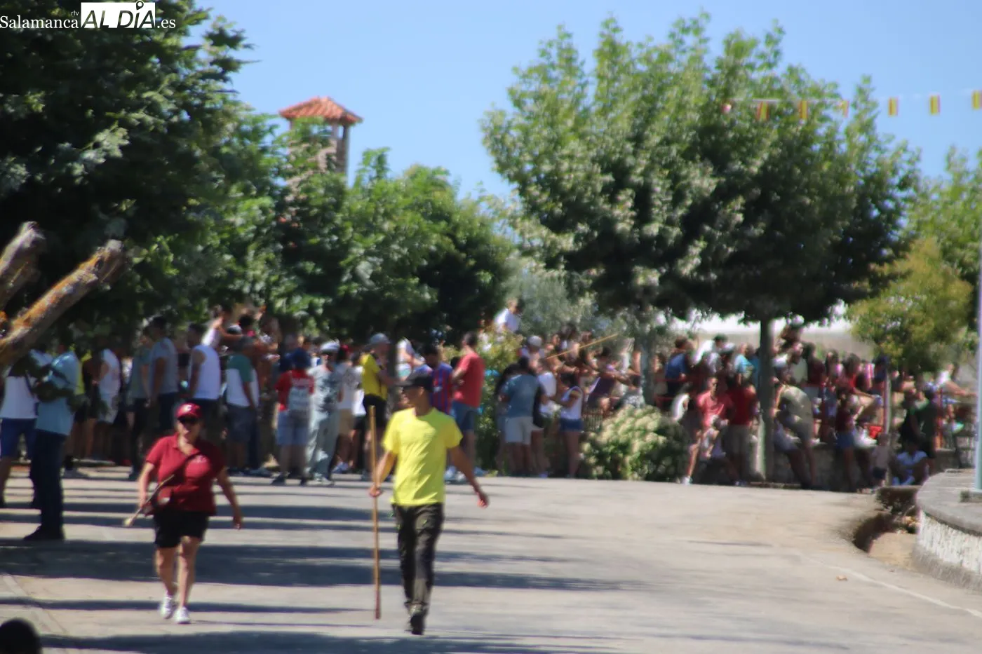 Primer encierro popular de las Fiestas de San Lorenzo en Saucelle / ARIAS