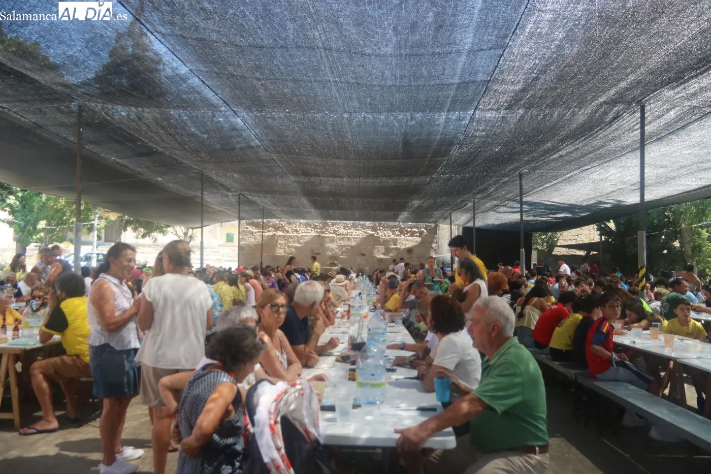 Paellada popular de las fiestas estivales de Monleras / ARIAS