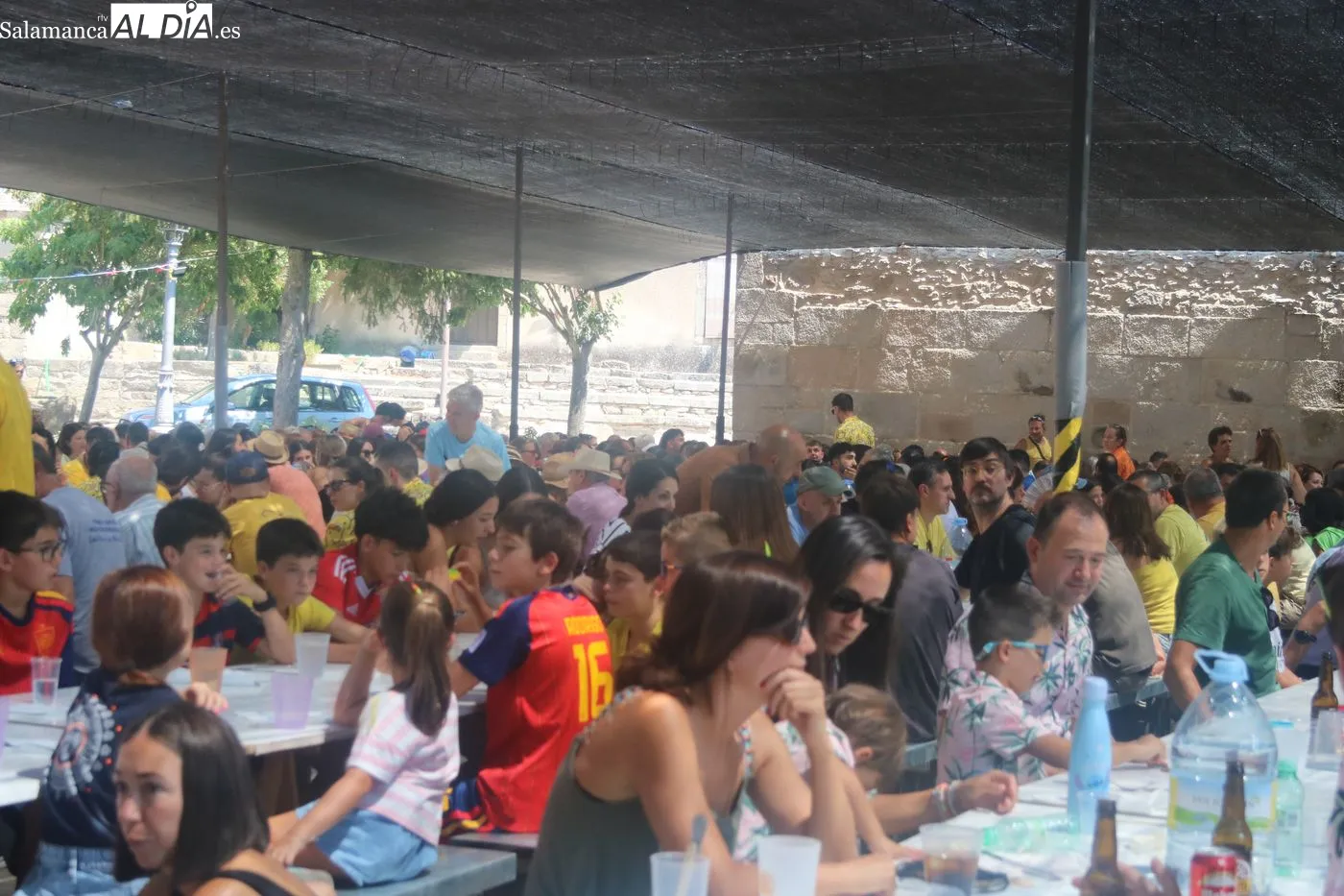 Paellada popular de las fiestas estivales de Monleras / ARIAS