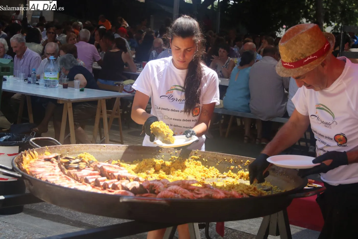 Paellada popular de las fiestas estivales de Monleras / ARIAS