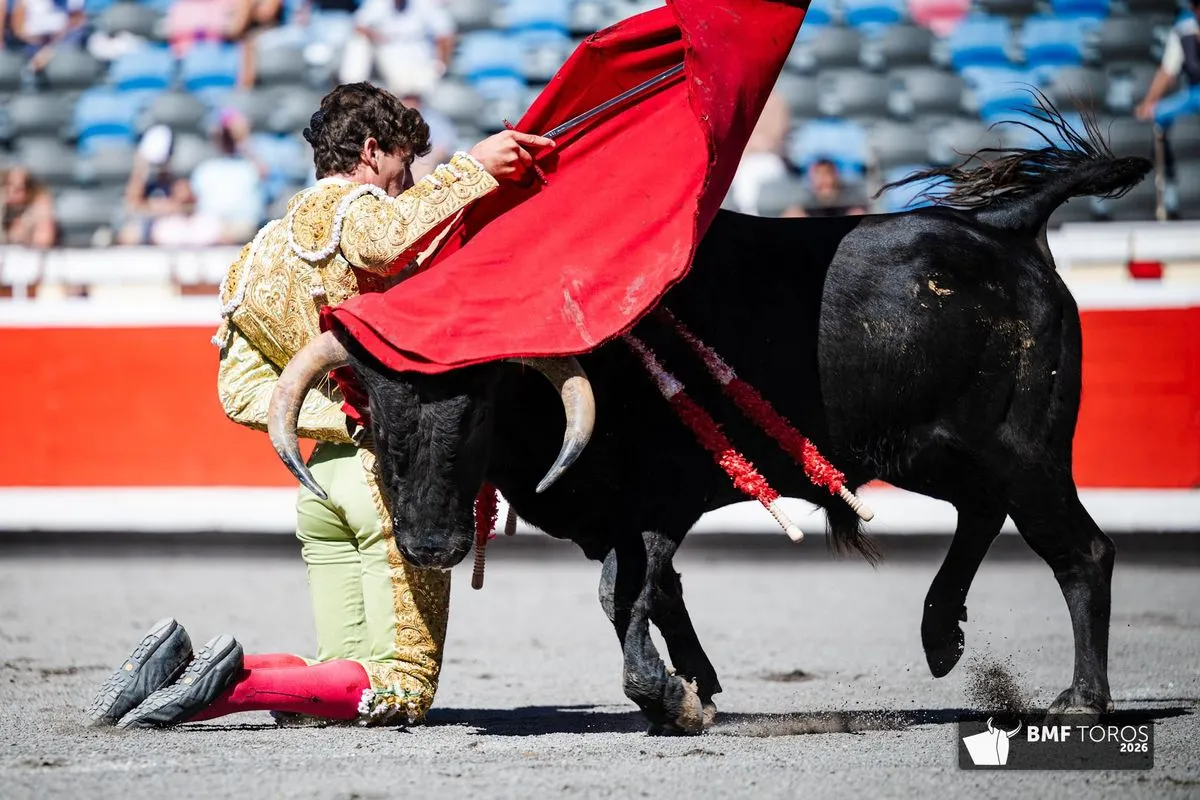 Iñigo Norte, con la miel en los labios en Bilbao | FOTOS: BMF Toros