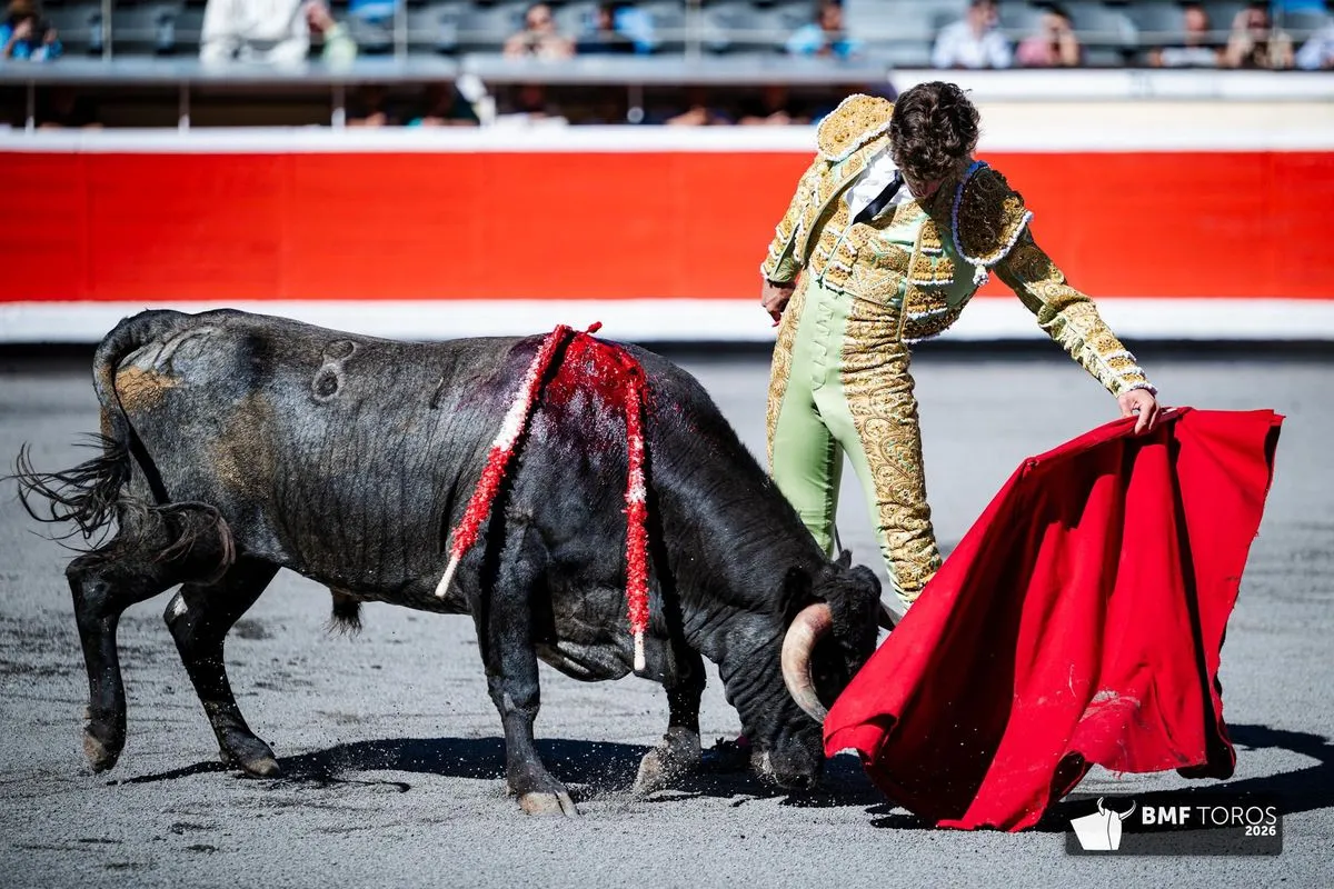 Iñigo Norte, con la miel en los labios en Bilbao | FOTOS: BMF Toros