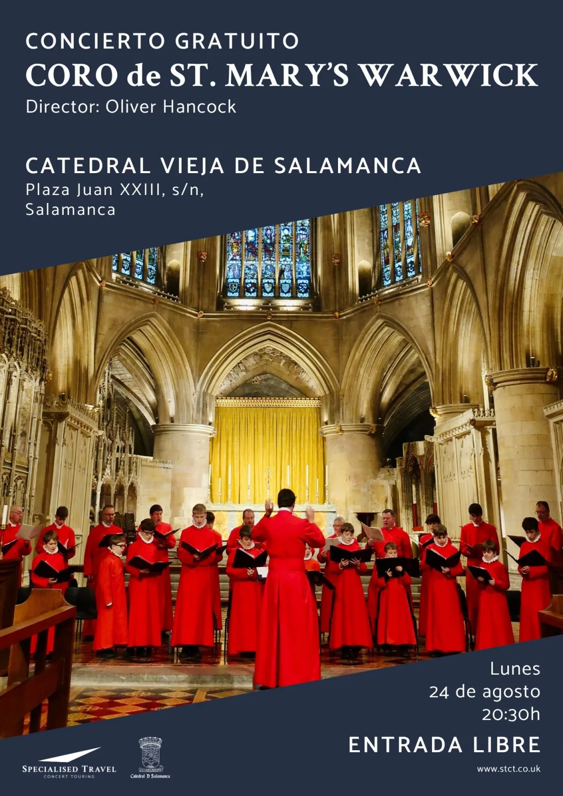 Foto 4 - El coro brit&aacute;nico St. Mary's Warwick ofrecer&aacute; un concierto gratuito en la Catedral Vieja