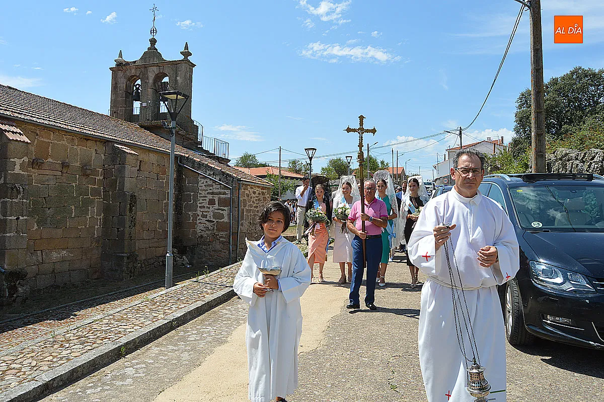 Actos religiosos y convite en las Fiestas de Fuentes Oñoro 2026