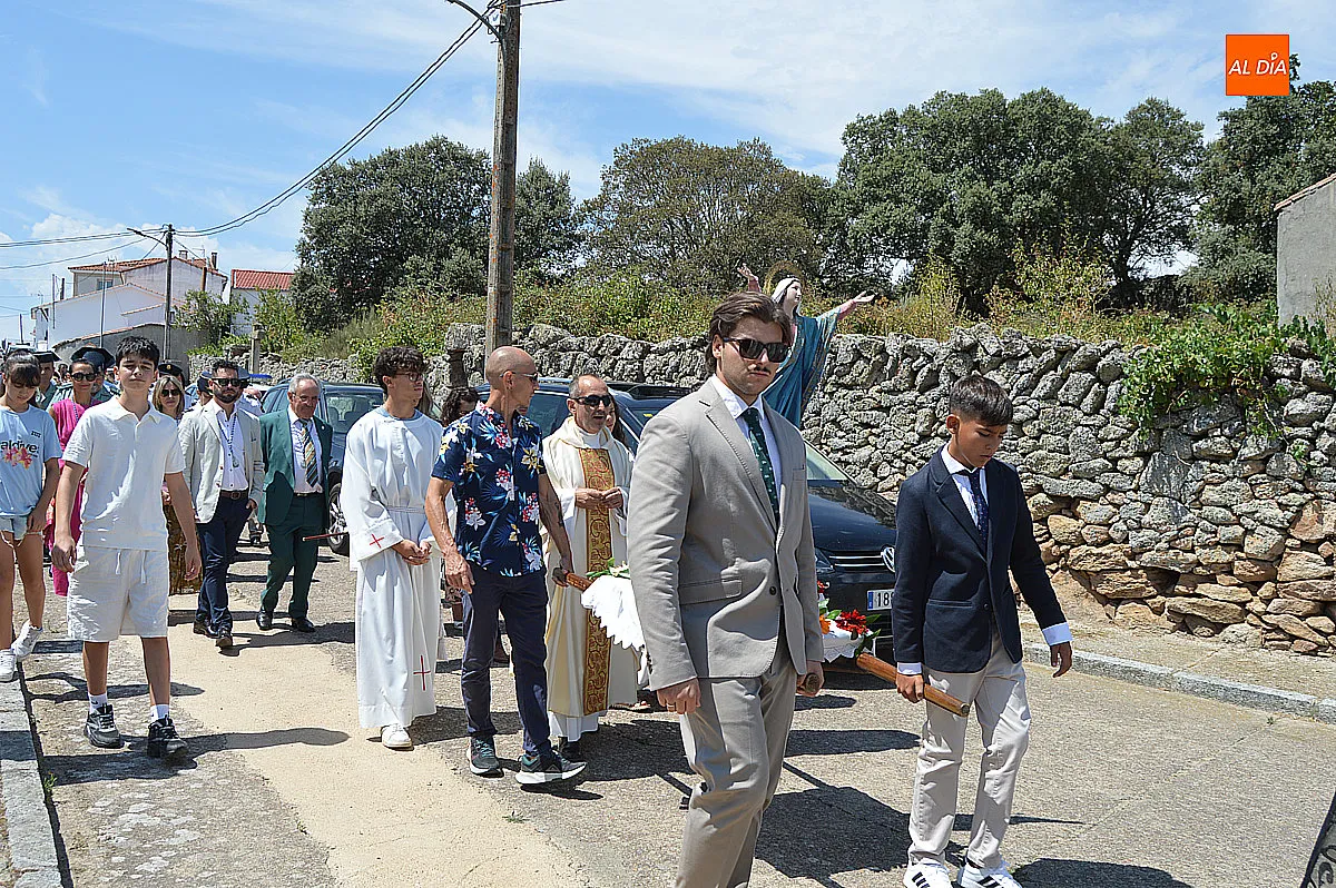 Actos religiosos y convite en las Fiestas de Fuentes Oñoro 2026
