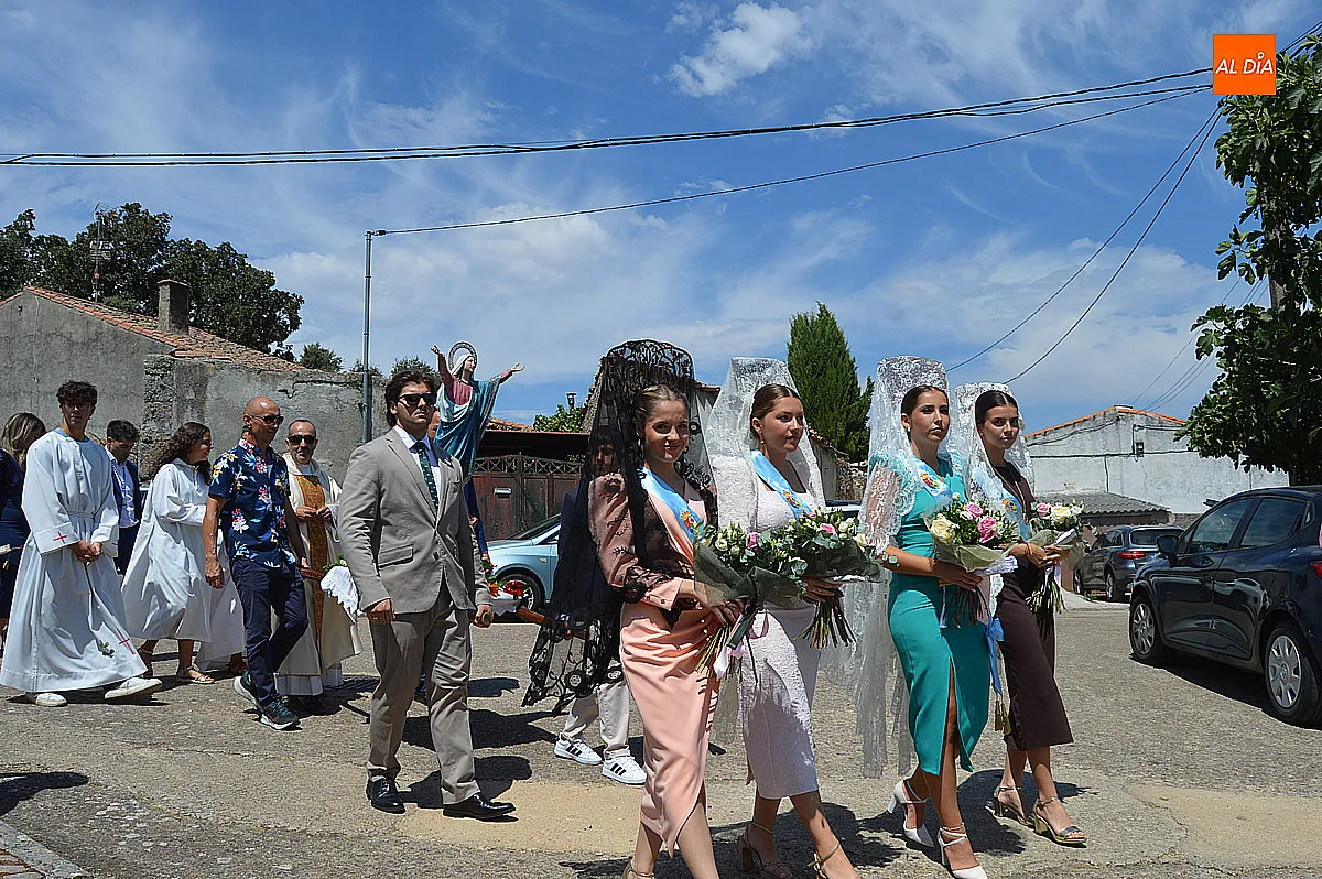 Actos religiosos y convite en las Fiestas de Fuentes Oñoro 2026