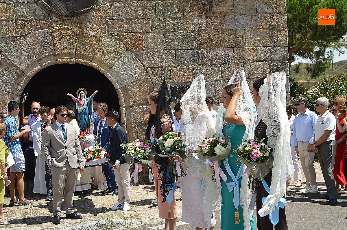 Actos religiosos y convite en las Fiestas de Fuentes Oñoro 2026
