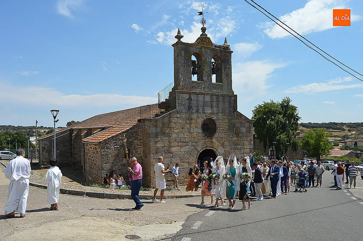 Actos religiosos y convite en las Fiestas de Fuentes Oñoro 2026