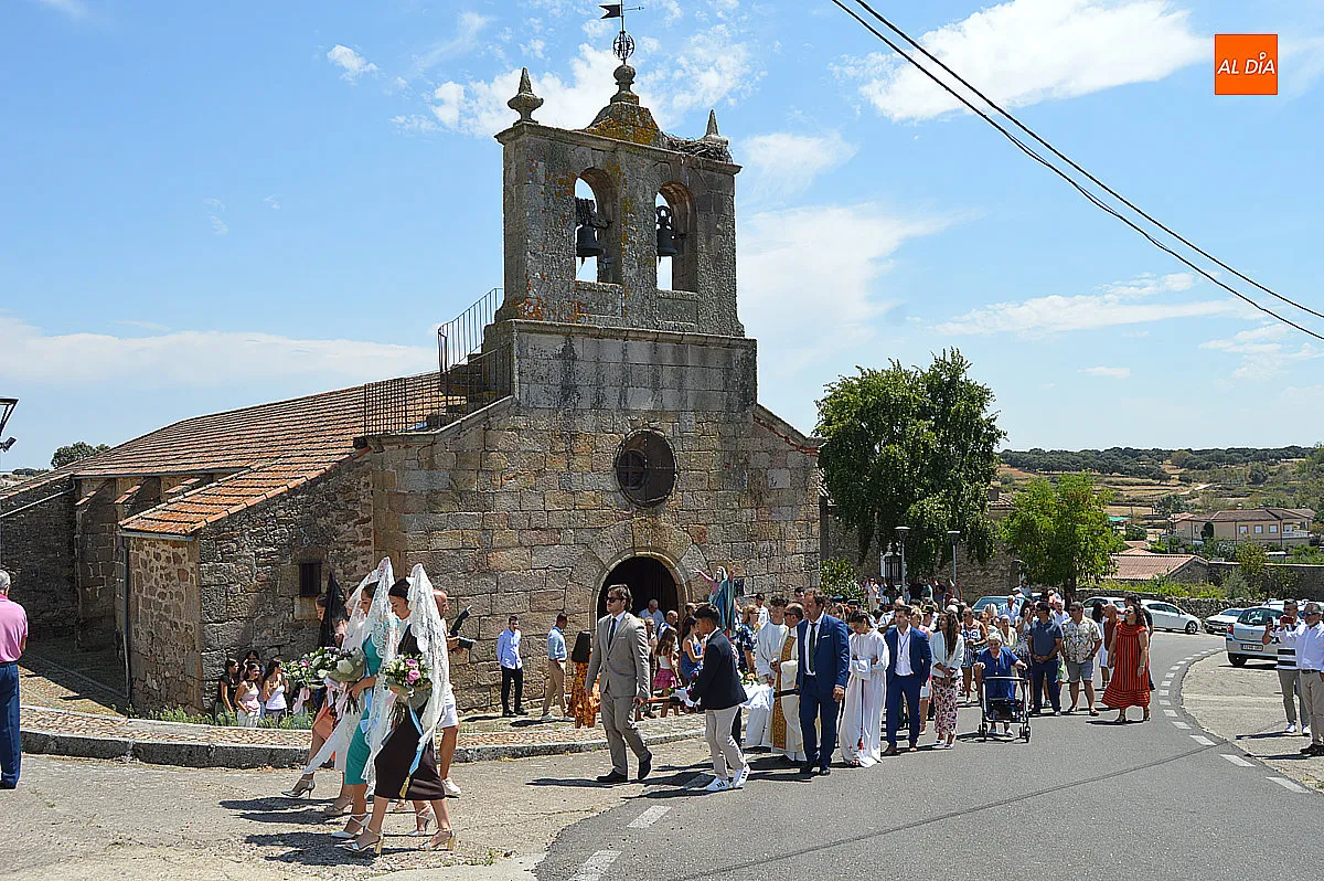 Actos religiosos y convite en las Fiestas de Fuentes Oñoro 2026