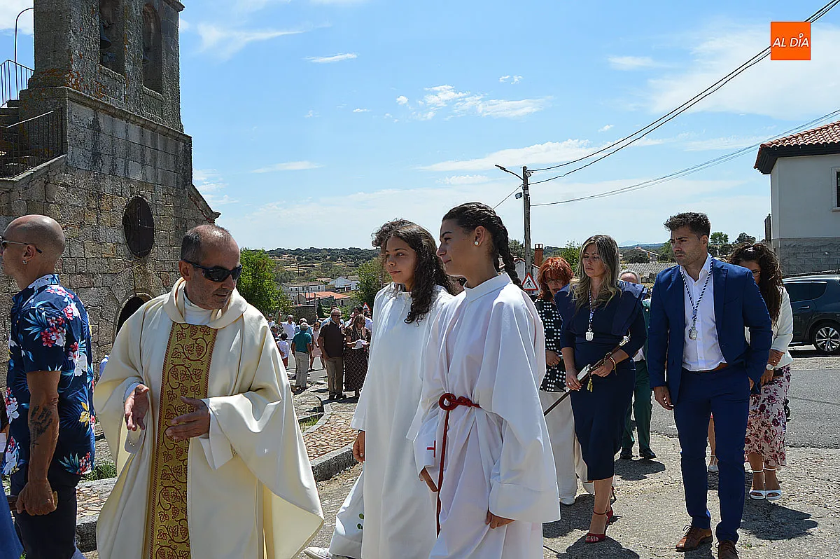 Actos religiosos y convite en las Fiestas de Fuentes Oñoro 2026