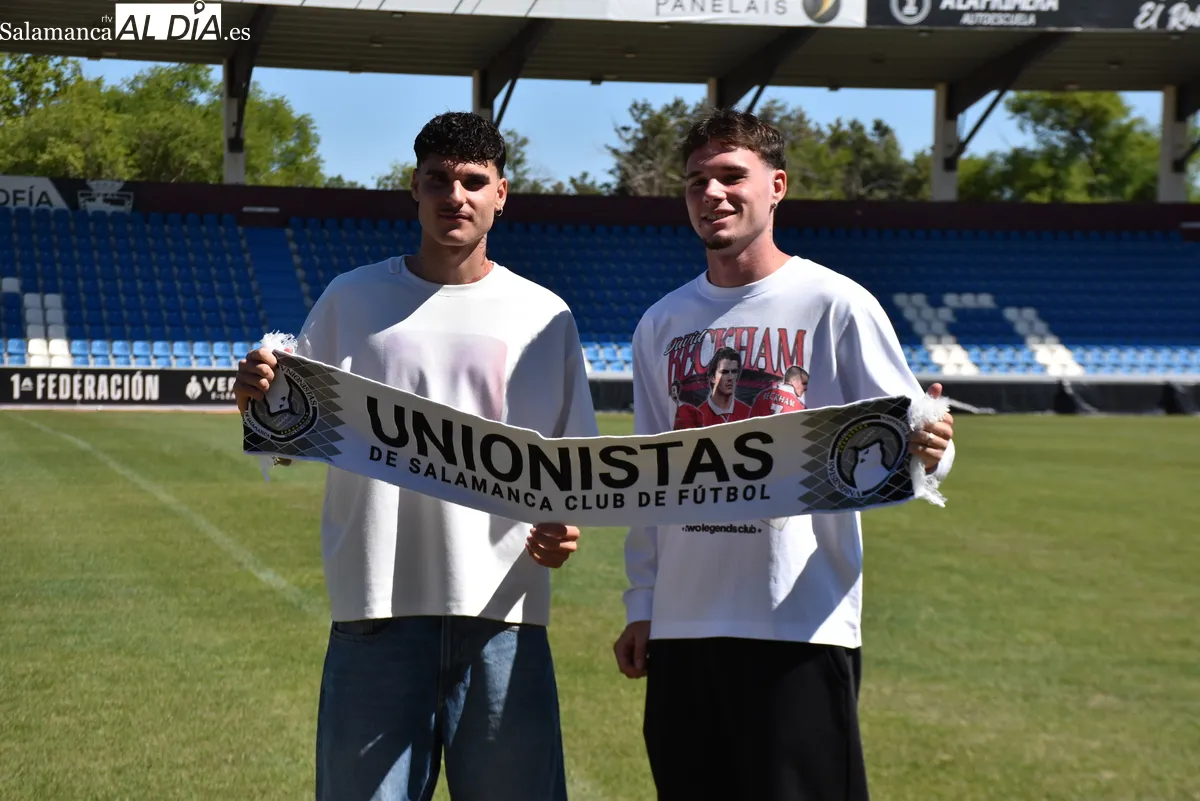 Unionistas presenta a Retu y Mikel Serrano para reforzar su línea defensiva
