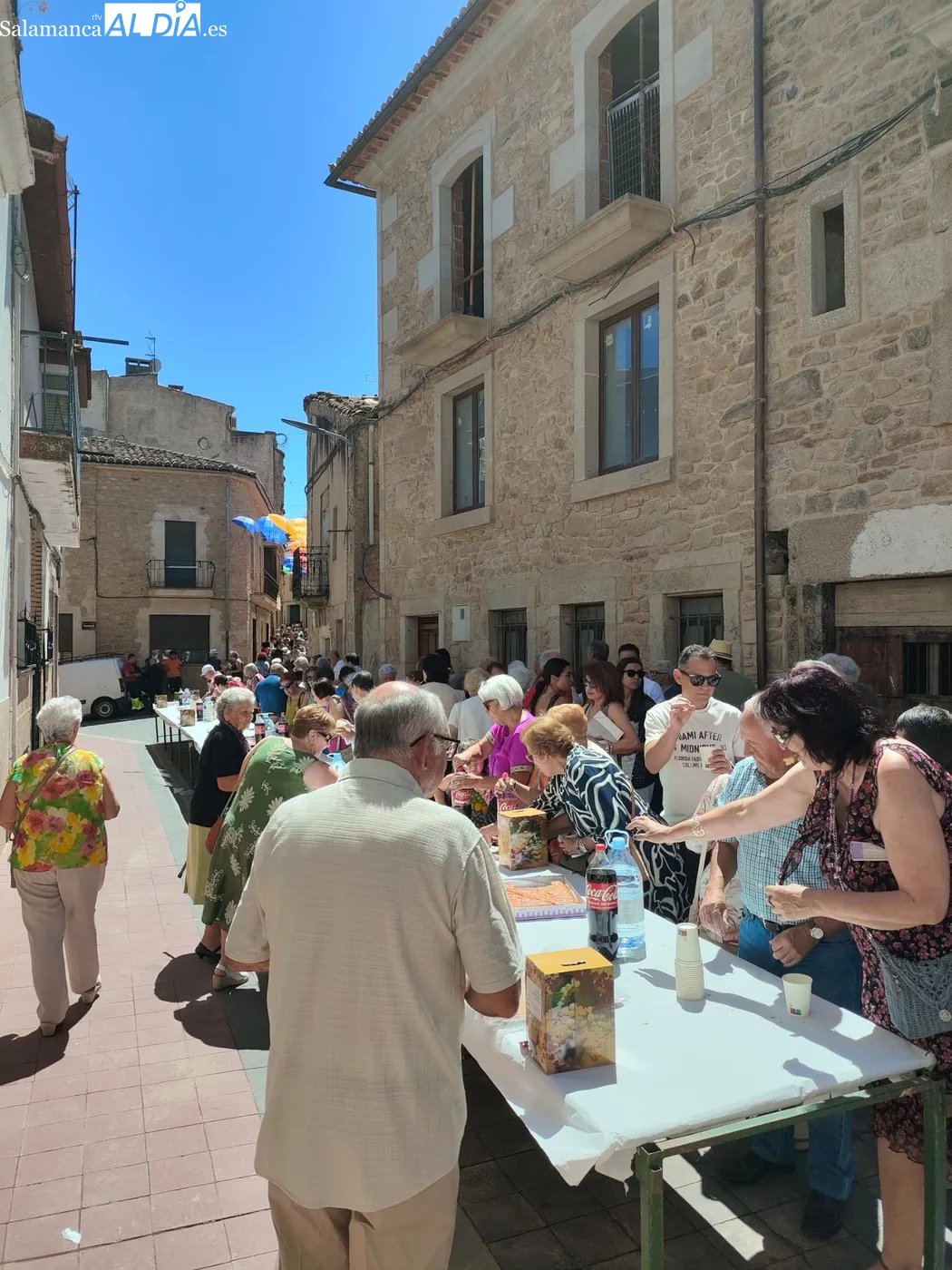 Celebración de la fiesta de El Salvador en Aldeadávila de la Ribera