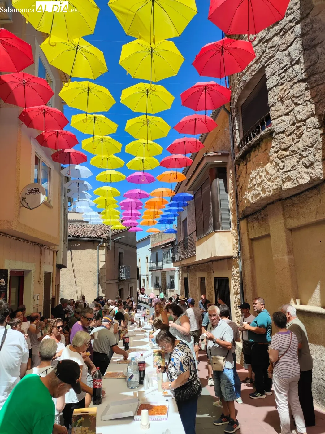Celebración de la fiesta de El Salvador en Aldeadávila de la Ribera