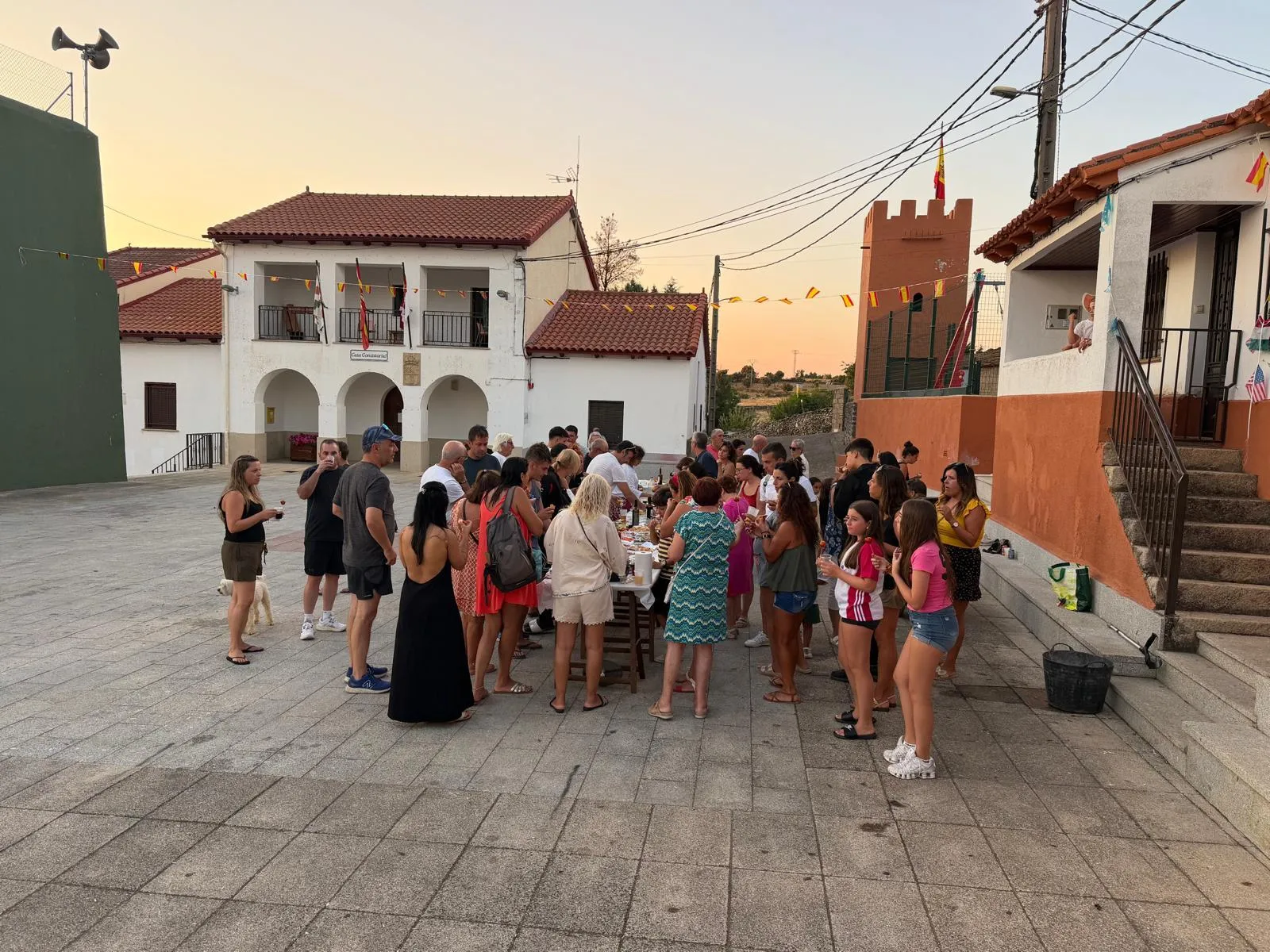 Vecinos de Agallas cierran las fiestas del Cristo del Buen Suceso