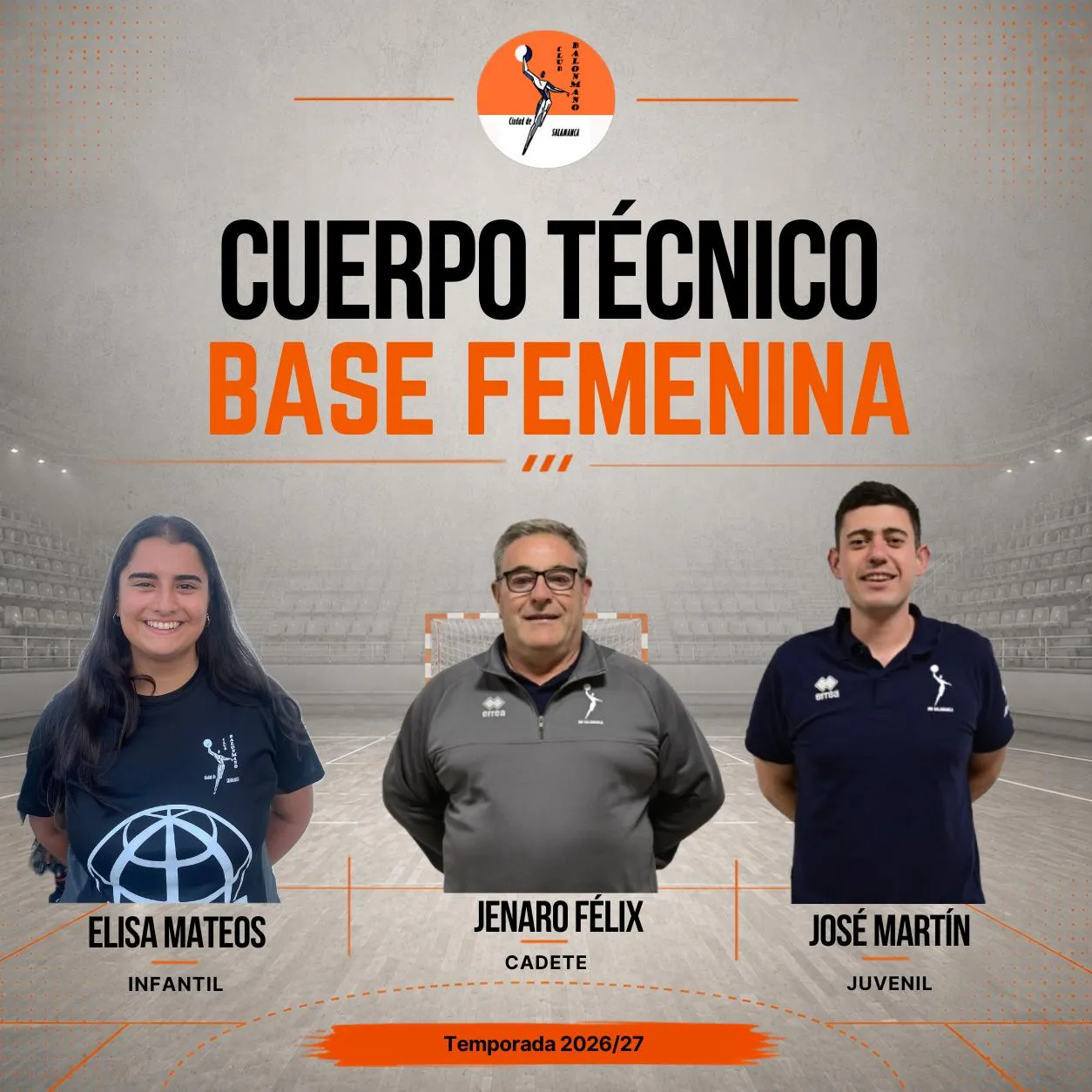 Foto 3 - El BM Ciudad de Salamanca define sus cuerpos t&eacute;cnicos para la temporada 2026/27